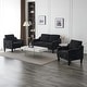 preview thumbnail 5 of 5, 2-Seater Modern Upholstered Chenille Sofa Indoor Loveseat Sofa
