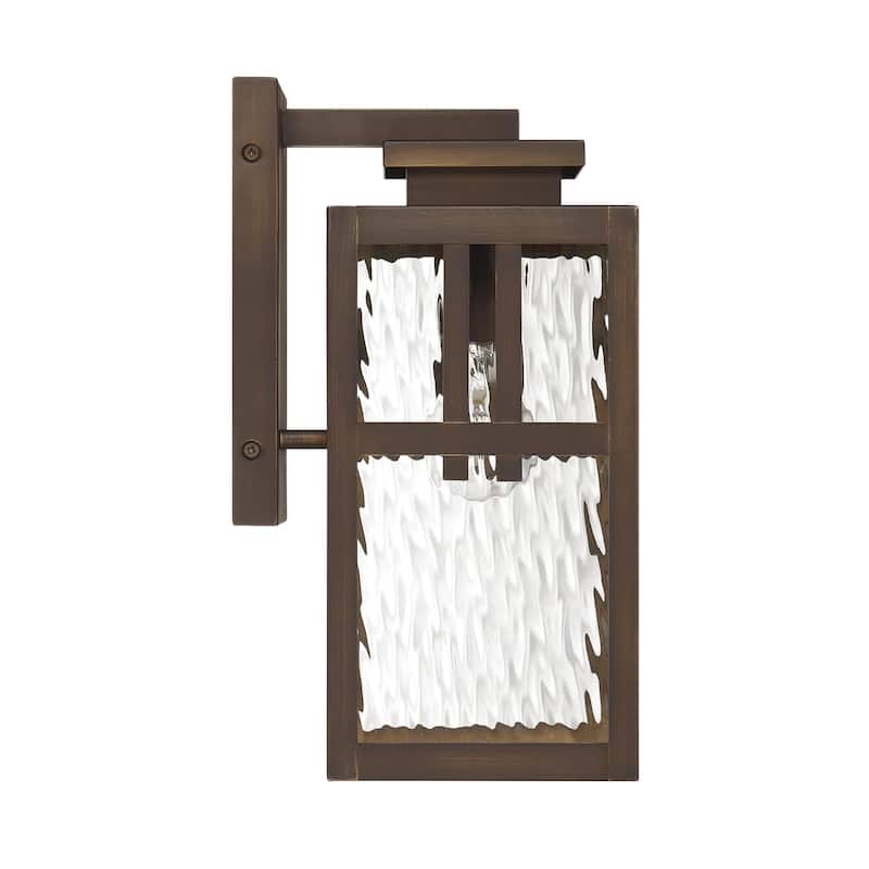 Hunter Aspenbrook Outdoor WeatherMax Wall Light - Modern, Mission - Porch, Patio, Garage - Wet Rated!