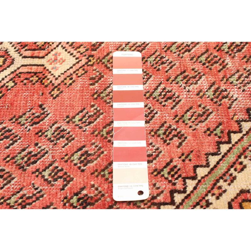 ECARPETGALLERY Hand-knotted Andelz Red Wool Rug - 3'1 x 4'9