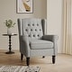 preview thumbnail 24 of 76, Button-Tufted Accent Chair Wingback Armchair - 38"H