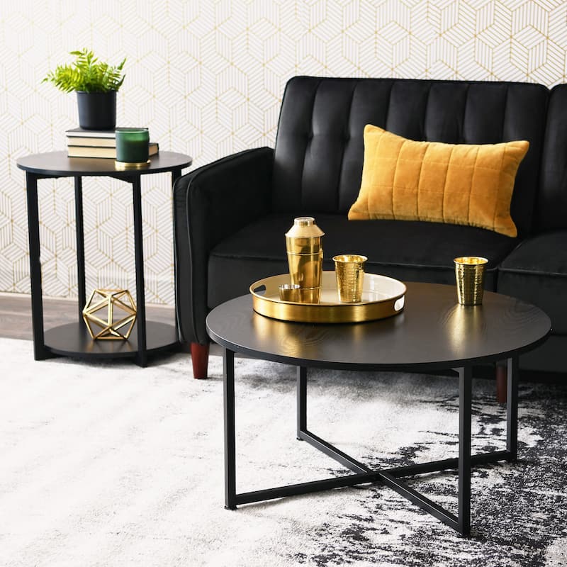 Household Essentials Round Coffee Table - 31.5"
