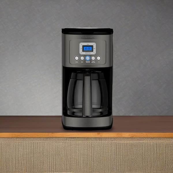 14-Cup Programmable Coffee Maker, Glass Carafe, Brew Strength Control, 1-4  Cup Setting, Black Stainless - On Sale - Bed Bath & Beyond - 43033245