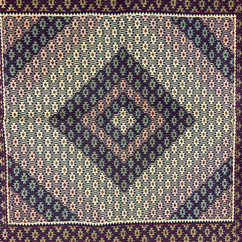 HERAT ORIENTAL Handmade Soumak Wool Kilim - 4'2" x 6'