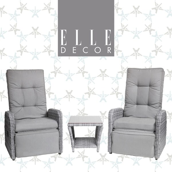 Outdoor reclining chair 2025 set