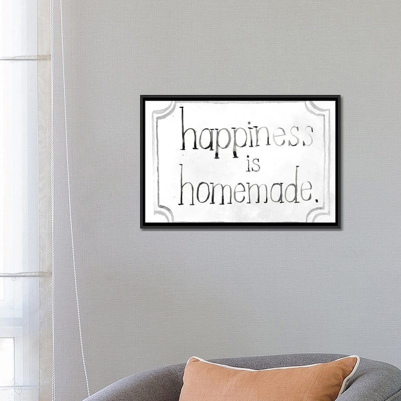 iCanvas "Homemade Happy I" by Jennifer Paxton Parker Framed