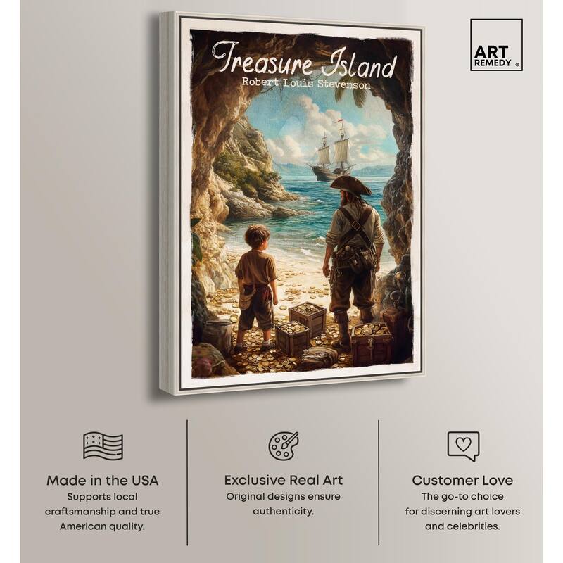 Treasure Island Classic Canvas by Art Remedy