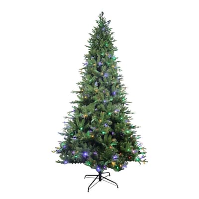 Kurt Adler 9-Foot Pre-Lit Multi-Colored LED Jackson Pine Tree