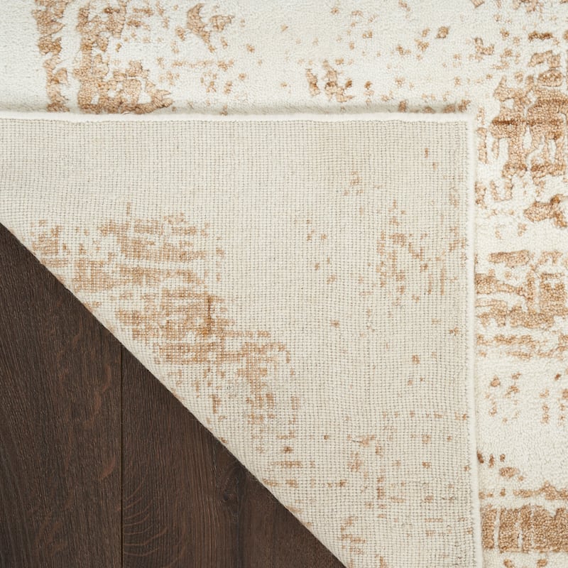 Nourison Harmony Indoor only Ivory Abstract Area Rug