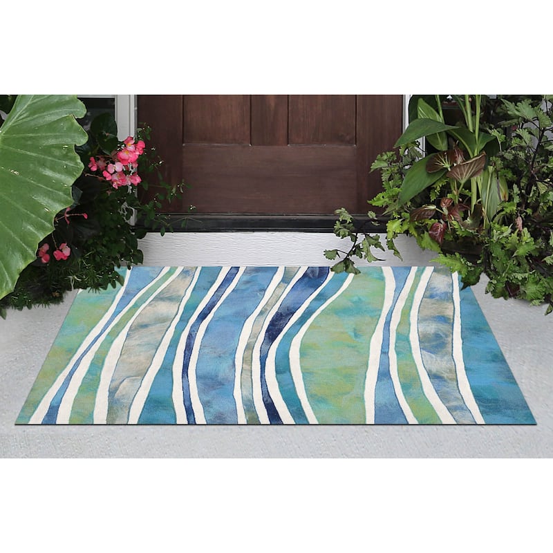 Liora Manne Visions III Wave Indoor/ Outdoor Area Rug