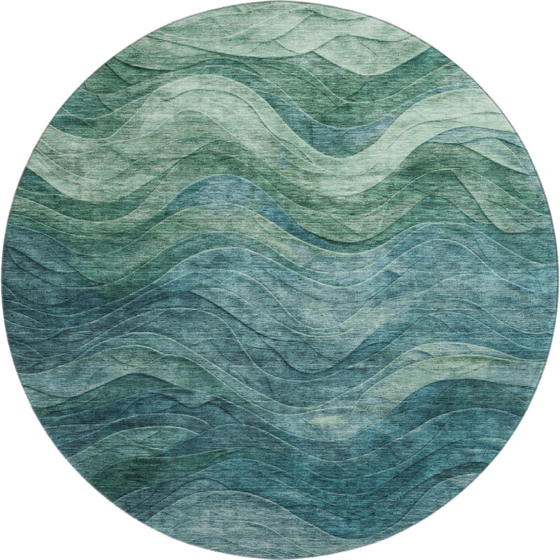 Premium Washable Super Soft Modern Waves Mayfield Rug