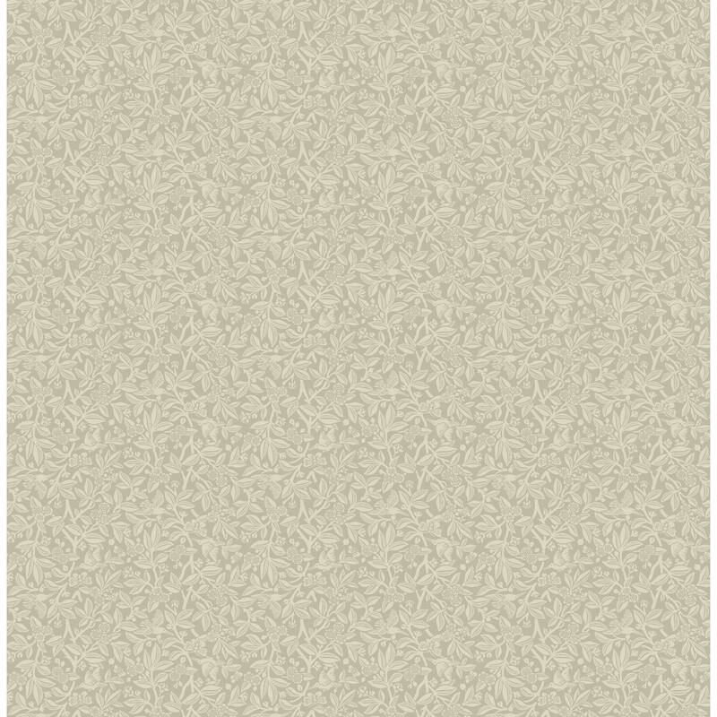 Laura Ashley Nutgrove Stone Grey Wallpaper