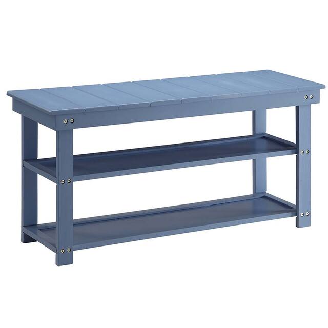 Copper Grove Cranesbill Mudroom Shoe Storage Bench