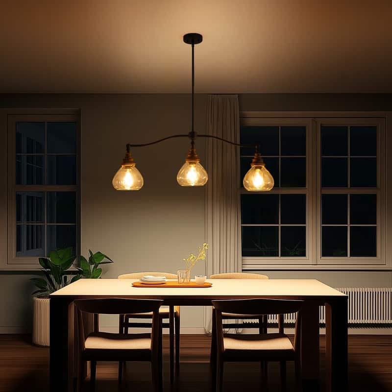 23.6 in. Farmhouse 6-Light Black Lantern Drum Chandelier Hexagon Industrial Chandelier with Metal Frame for Dining Room