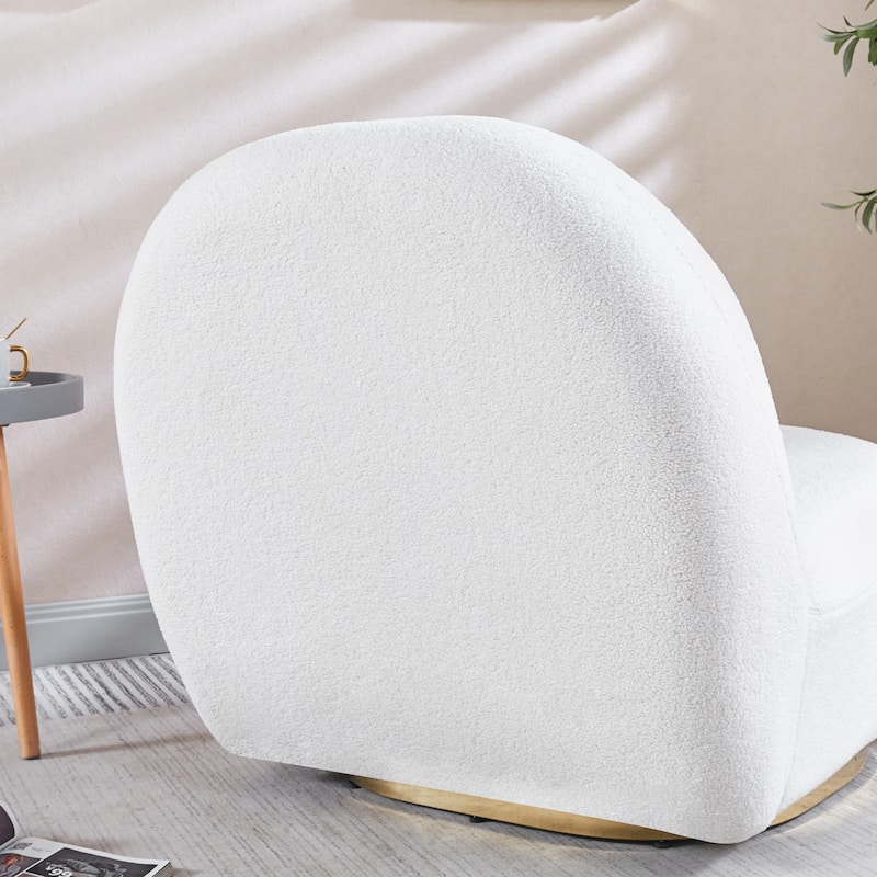 Modern Velvet Swivel Accent Chair