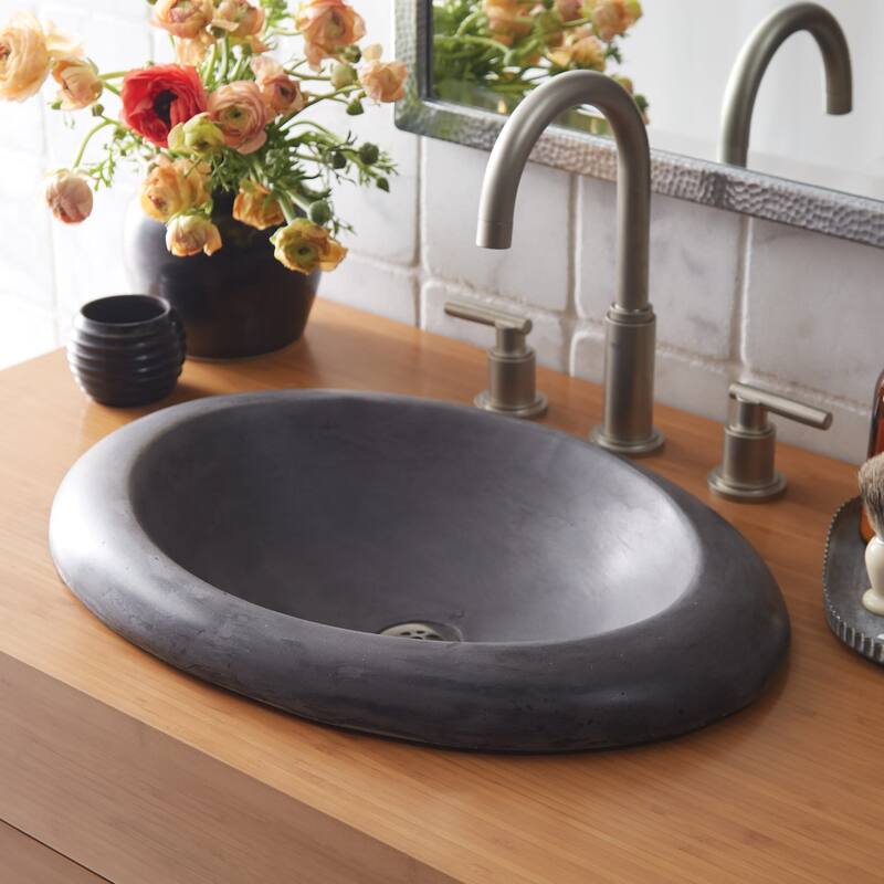 Native Trails Cuyama 21" NativeStone Drop In Bathroom Sink