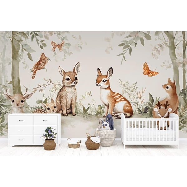 bunny wallpaper nursery