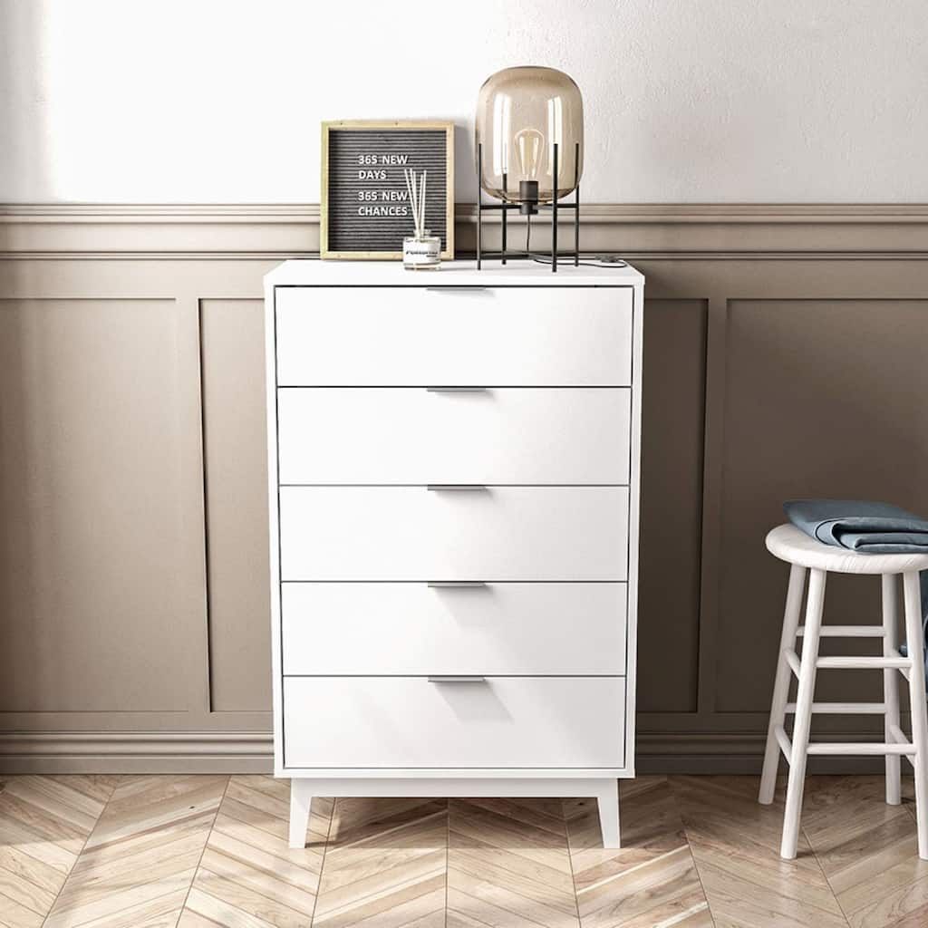 Polifurniture Victoria Modern 5 Drawer Dresser