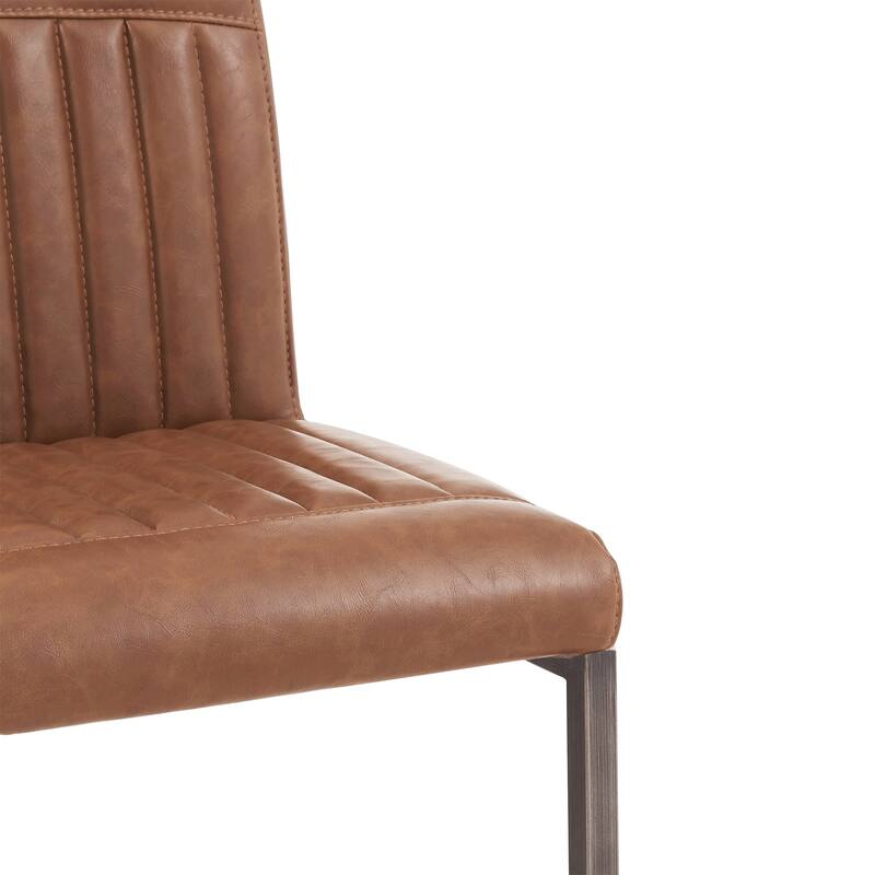 NPD Furniture Ronan Faux Leather Counter Stool,Set of 2