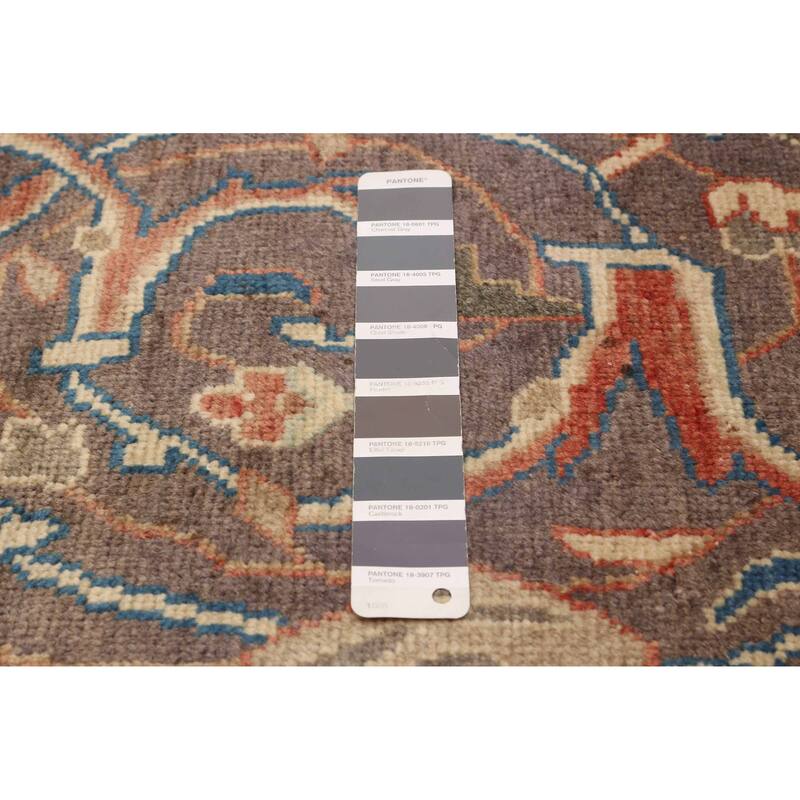 ECARPETGALLERY Hand-knotted Andelz Grey Wool Rug - 4'4 x 9'9