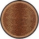 preview thumbnail 42 of 70, SAFAVIEH Handmade Chelsea Cayla Leopard French Country Wool Rug 5'6" Round - Black/Brown