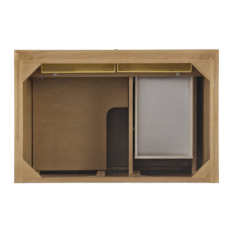 James Martin Vanities Lorelai 36" Single Vanity, Light Natural Oak