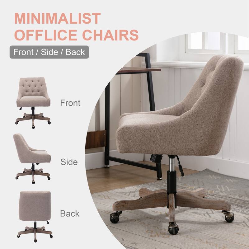 360 degree rotation and adjustable shell chair for living room