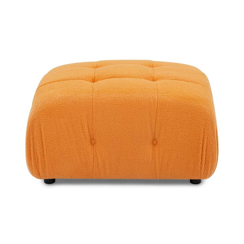 Modular Sectional Sofa, Button Tufted Designed and DIY Combination,L Shaped Couch with Reversible Ottoman