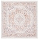 preview thumbnail 4 of 5, SAFAVIEH Blair Machine Washable Slip Resistant Foekje Shabby Chic Rug 6'7" Square - Beige/Rust - Square