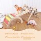 preview thumbnail 14 of 12, Toddler Indoor Gym Playset 3-in-1 Wooden Climbing Toys