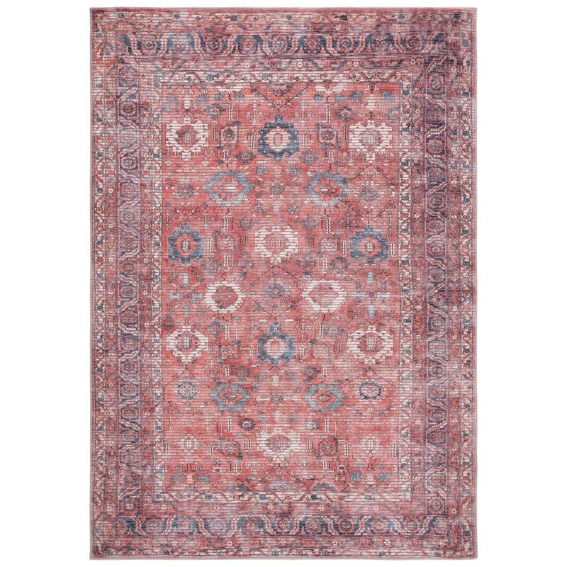 SAFAVIEH Serapi Machine Washable Slip Resistant Louetta Traditional Oriental