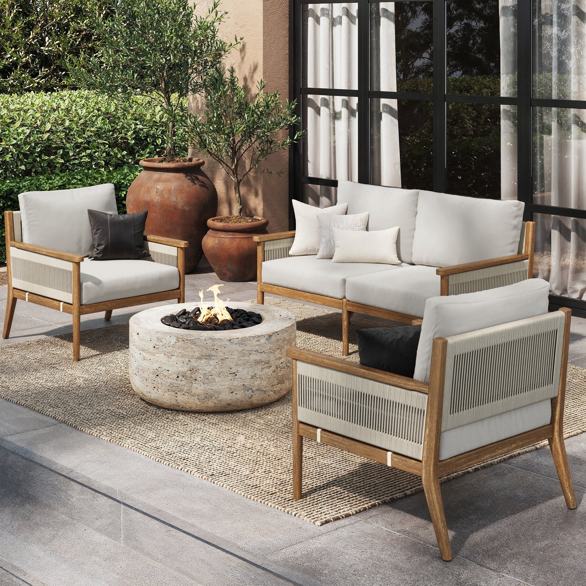 Bohemian Eclectic Patio Conversation Sets Bed Bath Beyond