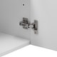 preview thumbnail 33 of 38, GDFStudio - Marwood Vintage Double Bathroom Vanity Set with 3 Holes Single Ceramic Sink & Soft Closing Doors - 60'W
