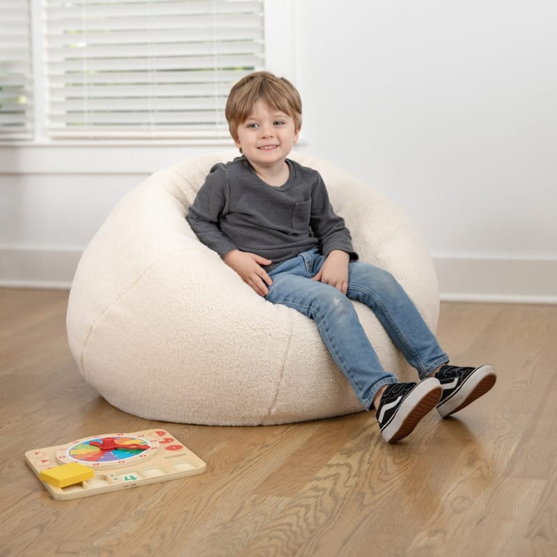 Small Refillable Bean Bag Chair for Kids and Teens