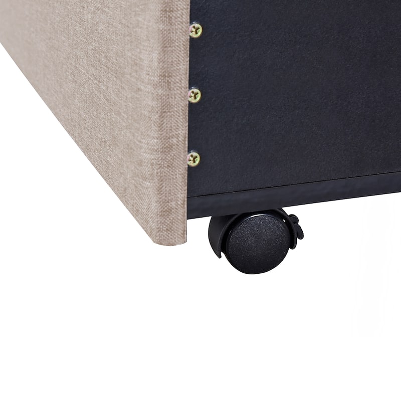 Storage Bed Upholstered Platform Bed with 3 Drawers