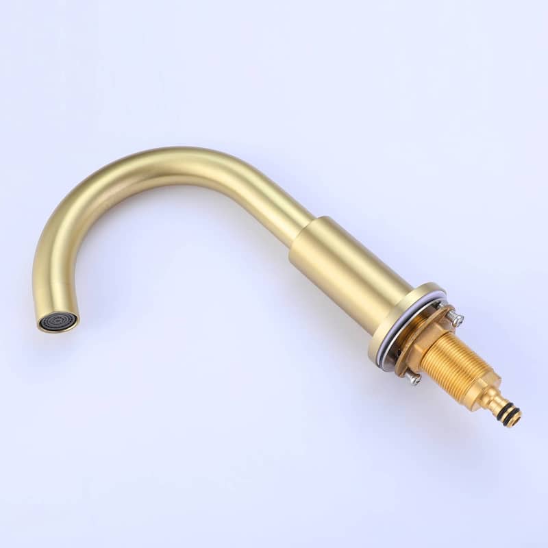 8 inch Widespread Bathroom Sink Faucet 3 Hole Bathroom Faucet 2 Handle Modern Basin Vanity Faucets Mixer Faucets With Valve