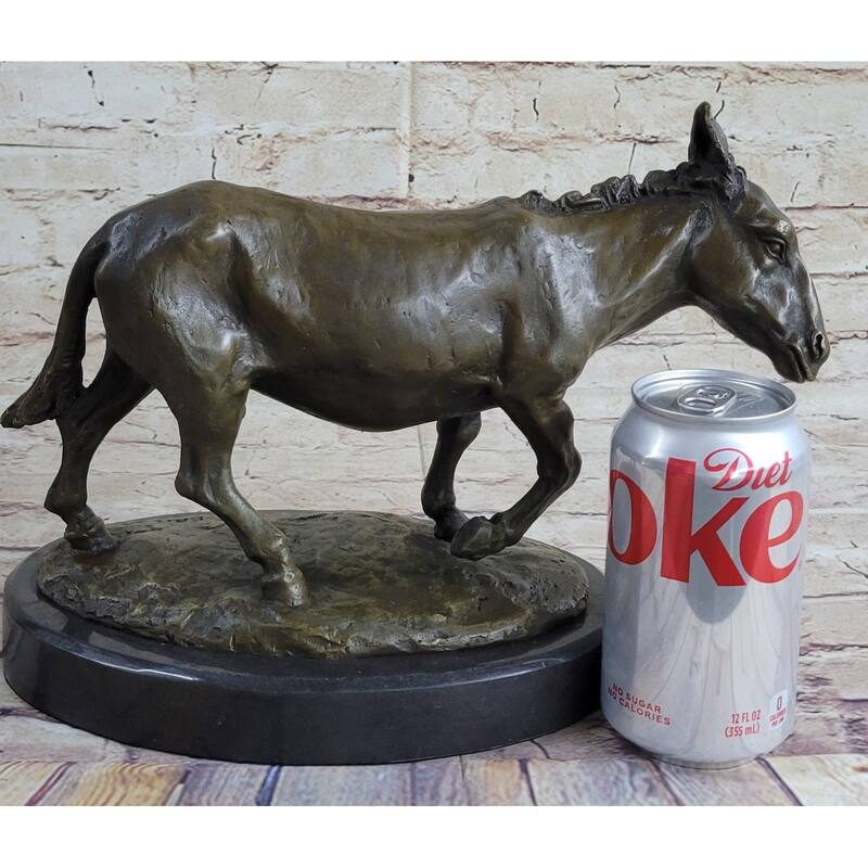 Vienna Austrian Cold Painted Bronze Animals Donkey Hot Cast Sculpture Figurine