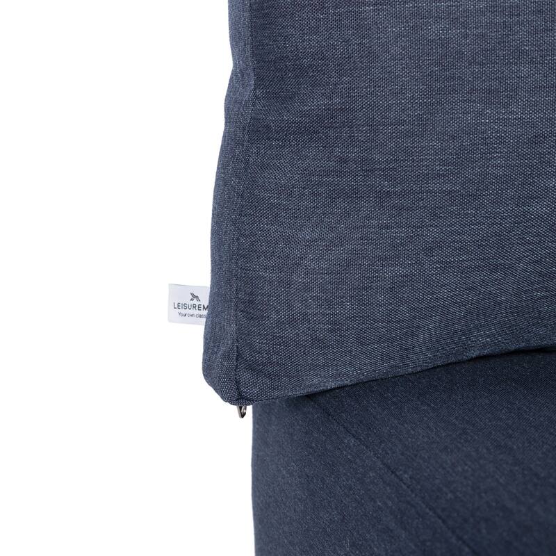 Chelsea 7-Piece Outdoor Patio Sectional Set with Firepit Table in Black Aluminum for Backyard Garden and Patio Deck