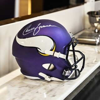 Chuck Foreman Signed Minnesota Vikings Full-Size Helmet - Bed Bath ...