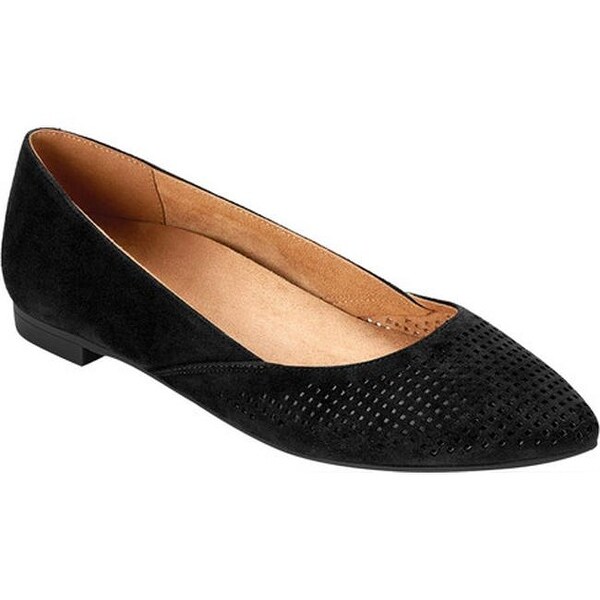 vionic womens black flats