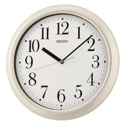 Yori Pearlized White Office Wall Clock - N/A