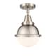Option Matte White / Brushed Satin Nickel
