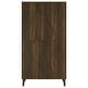 preview thumbnail 7 of 7, Elouise 4-Door Engineered Wood Tall Accent Cabinet Dark Pine