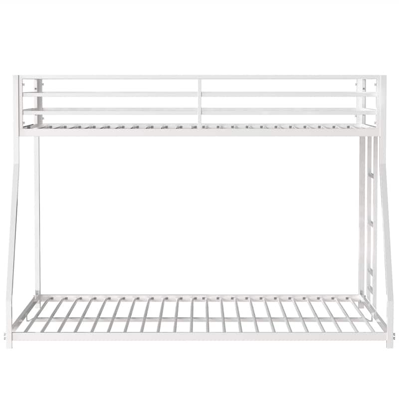 Sturdy Twin Over Full Bunk Bed Metal for Kids & Adult,w/Stable Ladder