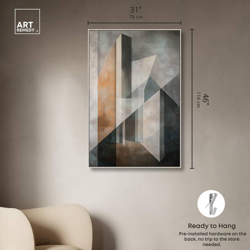 Spatial Geometry Canvas by Art Remedy