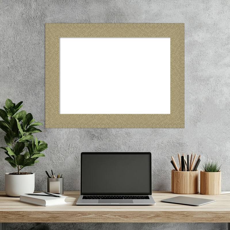 Amanti Art Mosaic Gold Framed Dry Erase Magnetic Board