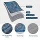 preview thumbnail 35 of 38, Ombre Vintage Area Rug Distressed Washable Living Room Bedroom Rug Indoor Carpet Ultra-Thin Soft Rug Non-Slip