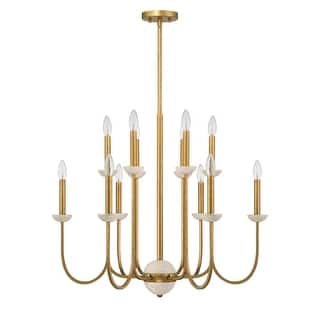 Oakhurst 12-Light Chandelier in Antique Gold