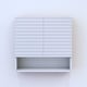 preview thumbnail 1 of 3, Capri 2D Bathroom Cabinet White