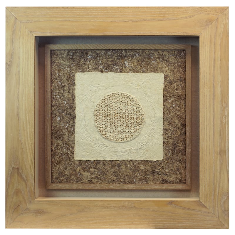 HUJI Papier-Mâché Scales Shadow Box Wall Décor - Style A