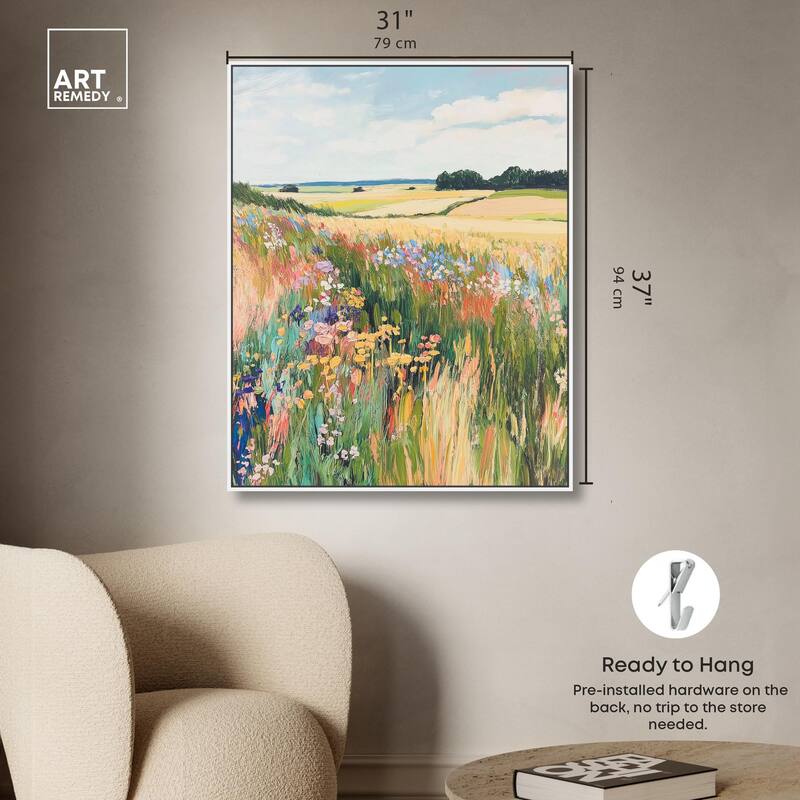 Open Field I Canvas by Art Remedy